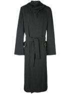 Yohji Yamamoto Pre-owned Hooded Maxi Coat - Grey