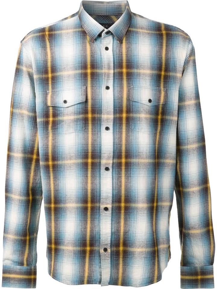 Iro 'odonx' Shirt, Men's, Size: Xxl, Blue, Cotton