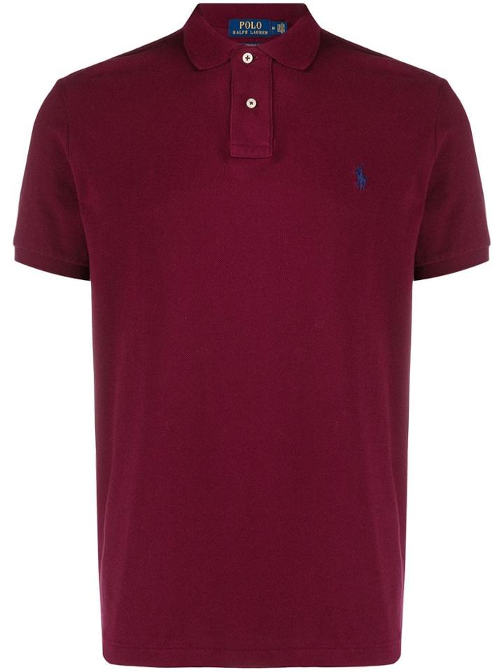Polo Ralph Lauren Custom Slim Fit Mesh Polo Shirt - Red