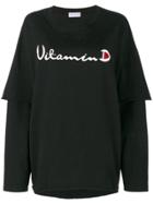 Drifter Black Filius Printed Layered Top