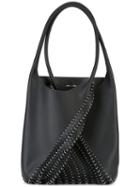 Paco Rabanne - Scale Effect Tote - Women - Leather/metal - One Size, Black, Leather/metal