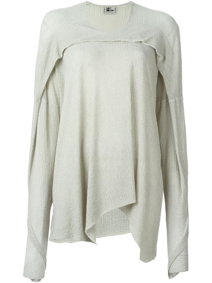 Lost And Found Draped Sweater