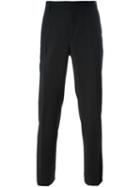 Lanvin Slim Fit Trousers, Men's, Size: 46, Black, Viscose/wool