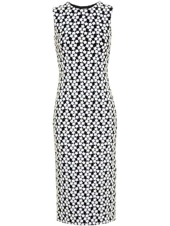 Huishan Zhang Embroidered Floral Midi Dress