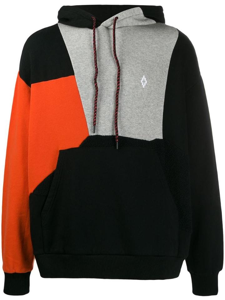 Marcelo Burlon County Of Milan Colour Blocked Hoodie - Black