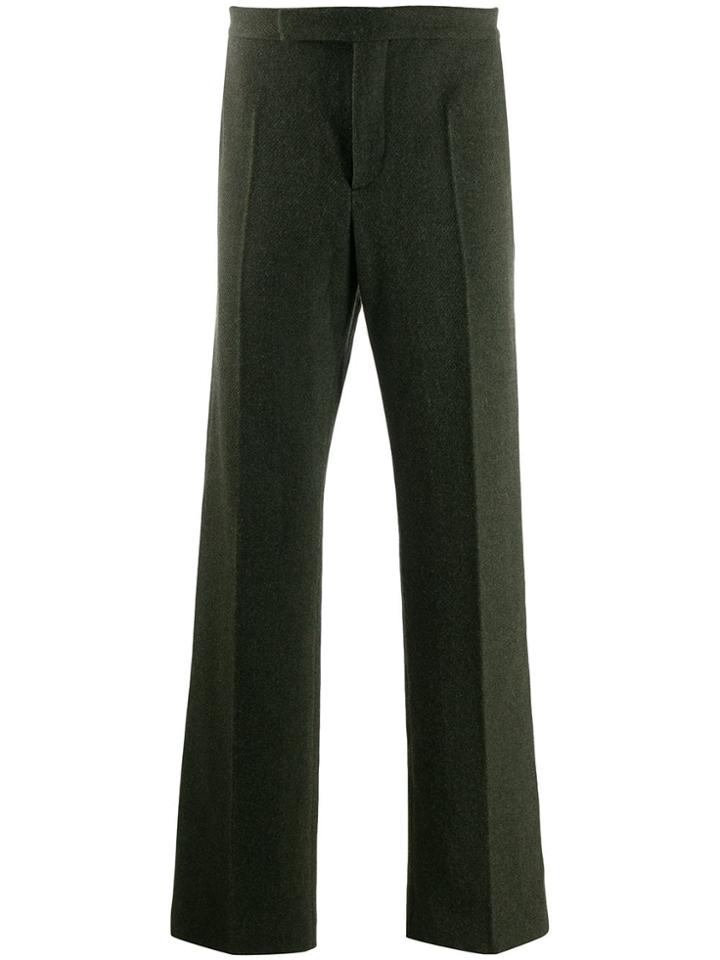 Holland & Holland Classic Leg Trousers - Green