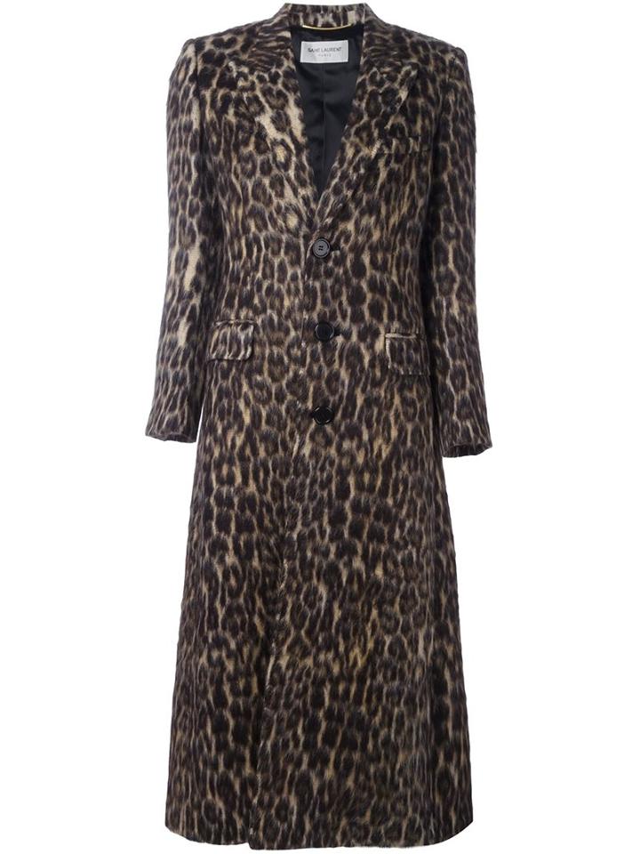 Saint Laurent Animalier Long Coat