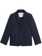 Burberry Kids Teen Prince Of Wales Check Blazer - Blue