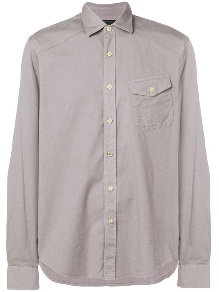 Belstaff Chest Pocket Shirt - Grey