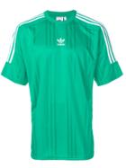 Adidas Jacquard 3 Stripe Jersey - Green