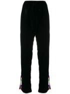 Mira Mikati Beaded Stripe Track Pants - Blue