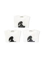 Moncler Kids Star Print Pelican T-shirt, Toddler Boy's, Size: 24-36 Mth, White