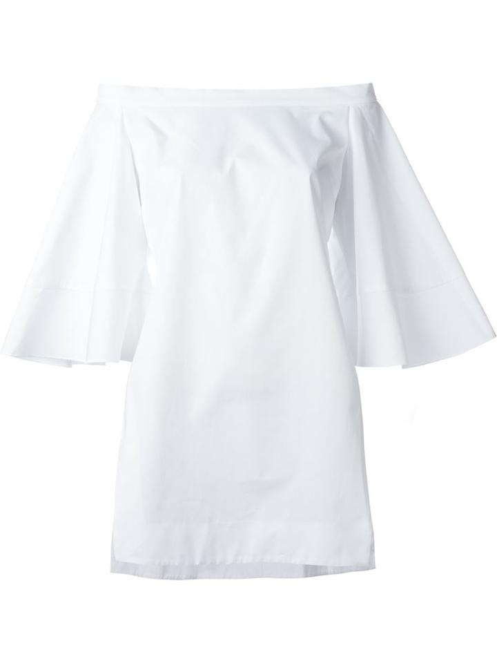 Ellery Flared Sleeve Off Shoulder Long Fit Blouse
