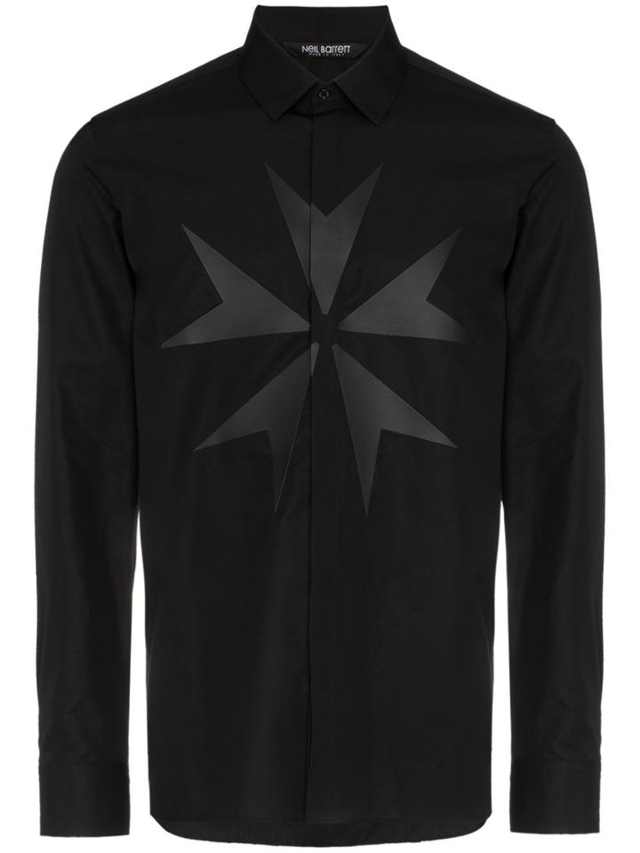 Neil Barrett Star Shirt - Black