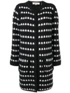 Dvf Diane Von Furstenberg Oversized Knitted Cardigan - Black
