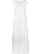 Ermanno Scervino Embroidered Top Dress, Women's, Size: 40, White, Cotton/polyester
