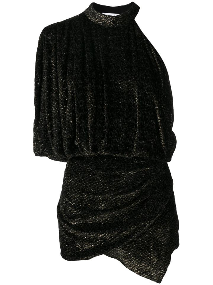 Iro Clem Draped Dress - Black