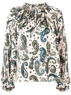 Zadig & Voltaire Paisley Print Blouse - Pink
