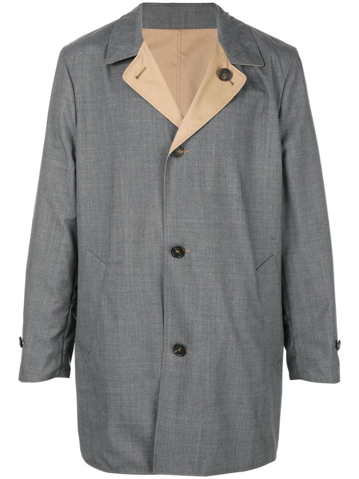 Brunello Cucinelli Reversible Trench Coat - Grey