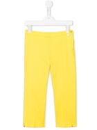 Il Gufo Slim Fit Trousers, Girl's, Size: 10 Yrs, Yellow/orange