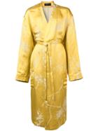 Haider Ackermann Single Breasted Coat - Yellow & Orange