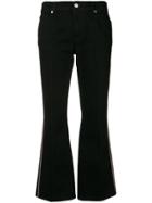Alexander Mcqueen Cropped Flared Jeans - Black