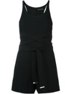 David Koma Cut-out Back Playsuit