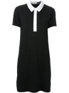 Loveless Collar Applications Shirt Dress