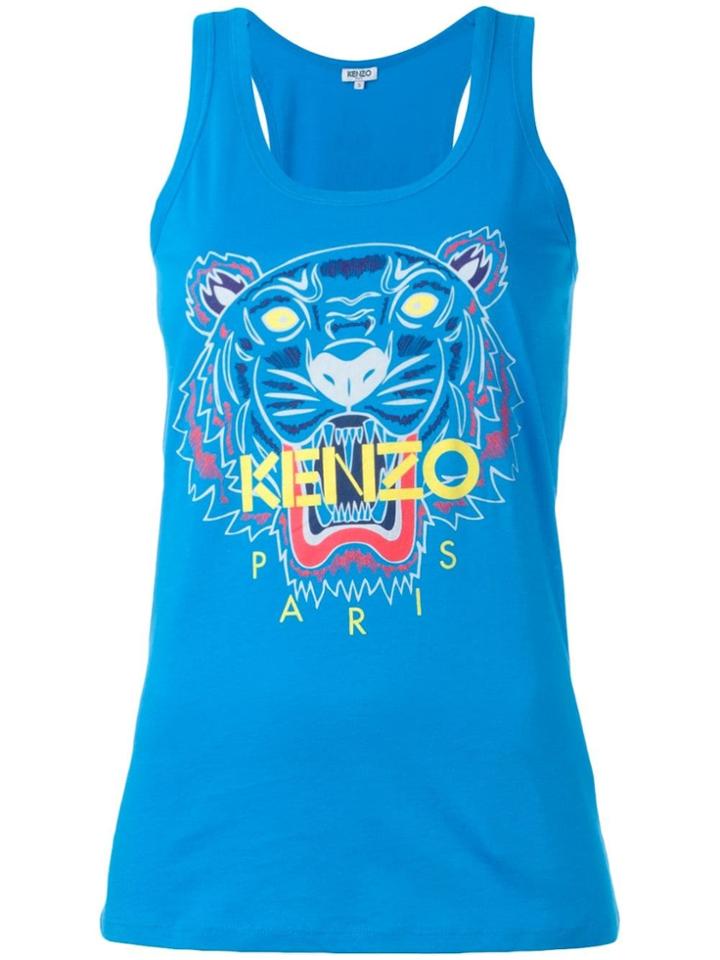 Kenzo 'tiger' Tank Top - Blue