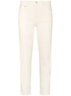 Jeanerica Cw002 Straight-leg Cropped Jeans - Yellow