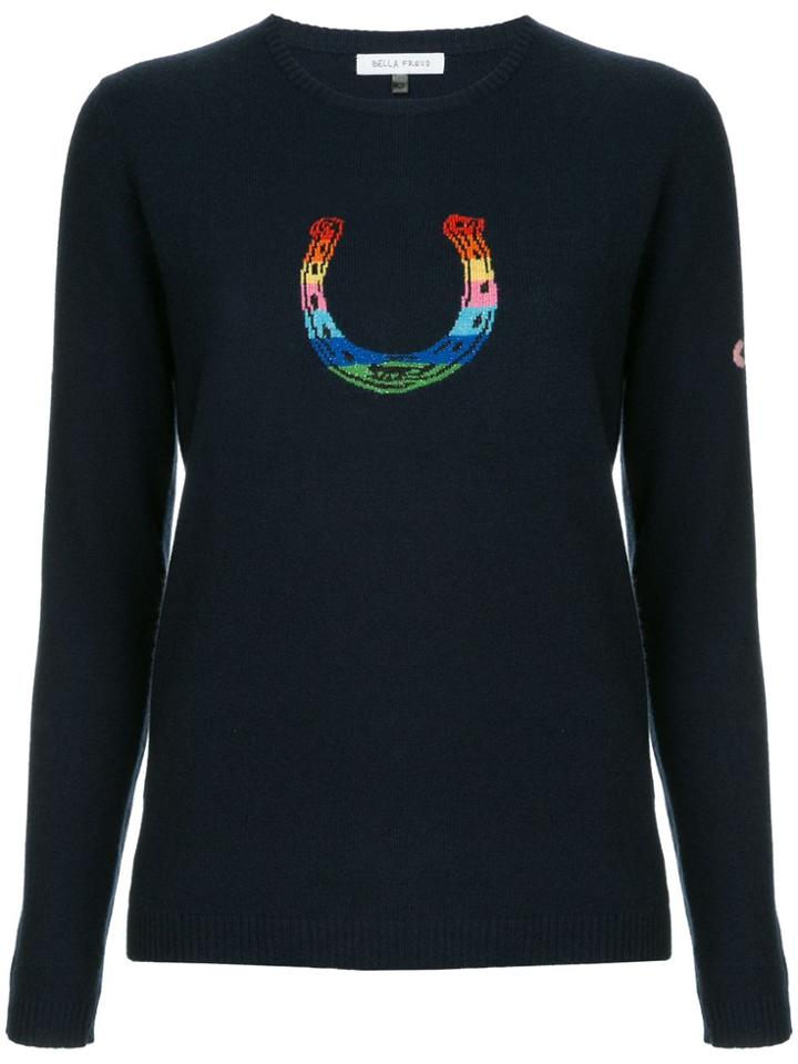 Bella Freud Horseshoe Print Sweater - Blue