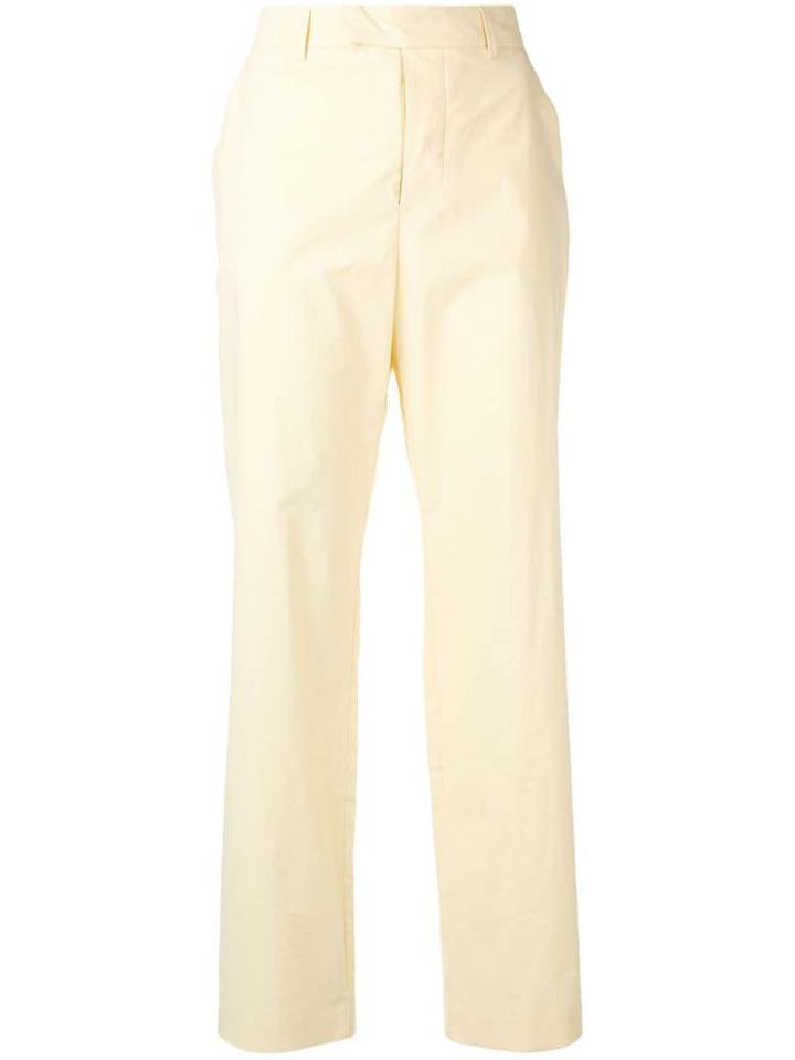 Zadig & Voltaire Fashion Show Peter Straight-leg Trousers - Yellow