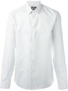 Kenzo Cactus Shirt, Men's, Size: 37, White, Cotton