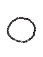 Loree Rodkin Skull Beaded Bracelet - Black