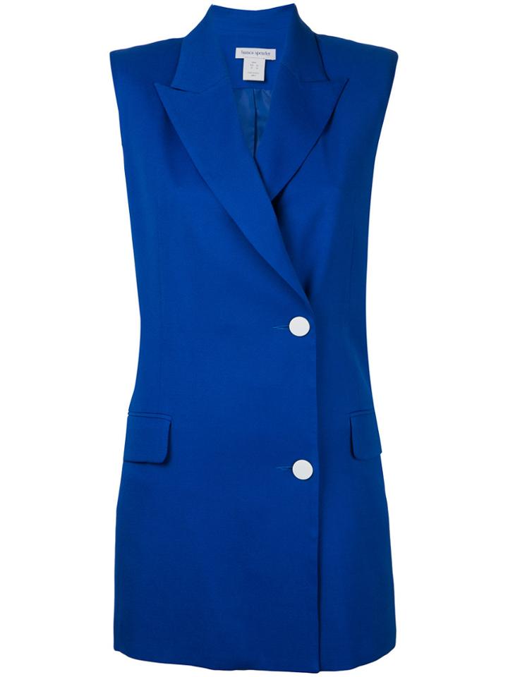 Bianca Spender Structured Gilet - Blue
