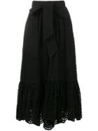 Ulla Johnson Broderie Anglaise Skirt - Black