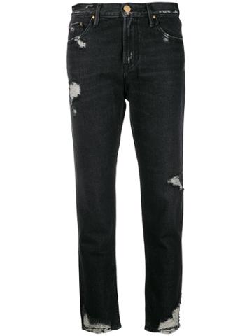 Don't Cry Distressed Jeans - Grey