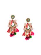 Ranjana Khan Tassel Detail Earrings - Multicolour