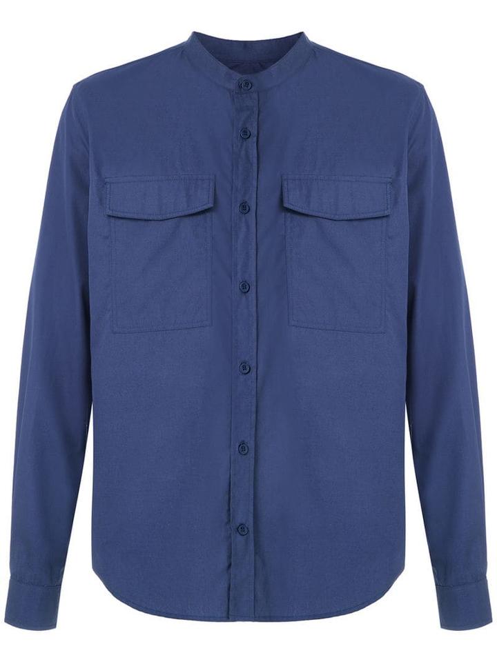 Egrey Chest Pocket Shirt - Blue