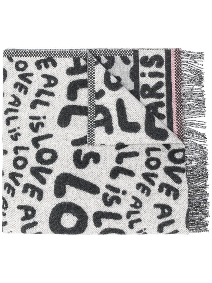 Stella Mccartney All Is Love Scarf - Grey