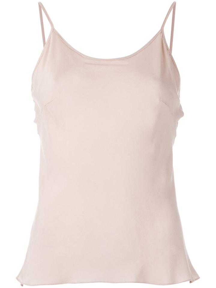 Lilly Sarti - Spaghetti Straps Top - Women - Viscose - 40, Beige, Viscose