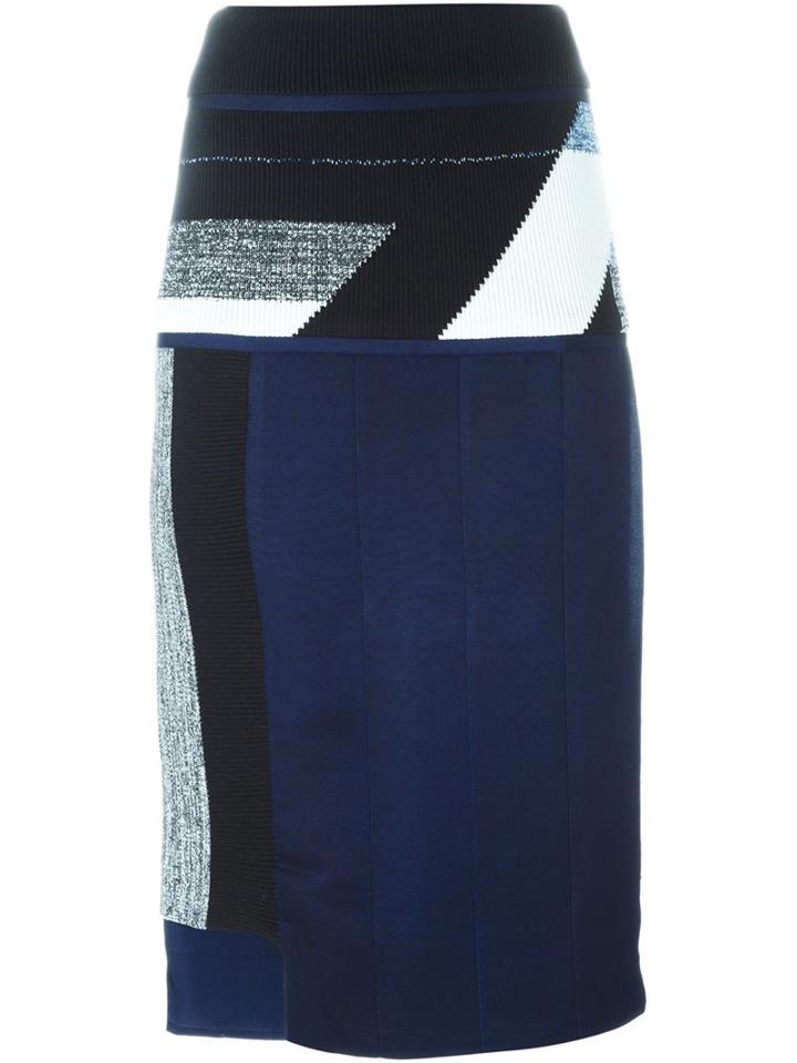 Minki Cheng Geometric Pattern Skirt