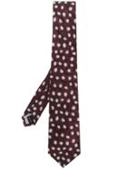 Issey Miyake Printed Tie - Pink & Purple