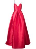 Alex Perry Sweetheart Flared Maxi Dress