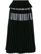 Ioana Ciolacu Pleated Midi Skirt - Black
