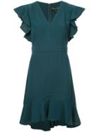 Rachel Zoe Ruffle Detail Dress - Green