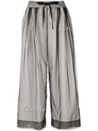 Maison Mihara Yasuhiro Layered Wide-leg Trousers - Black