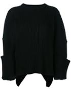 Y / Project - Distressed Sweatshirt - Women - Cotton/acrylic - S, Blue, Cotton/acrylic