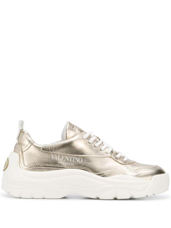 Valentino Valentino Garavani Chunky Sneakers - Gold