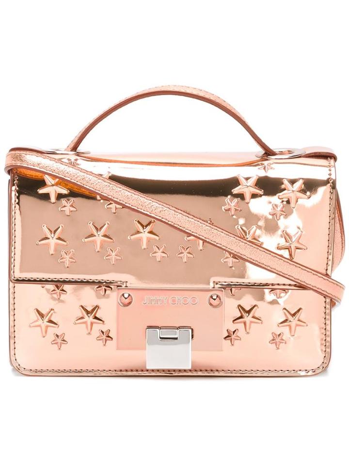 Jimmy Choo Mini Rebel Soft Crossbody Bag, Women's, Pink/purple, Patent Leather